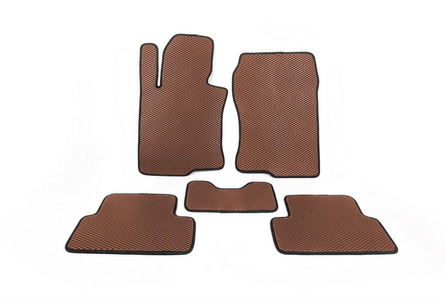 Honda Accord VIII 2008-2012 EVA Floor Mats (Brown) Image