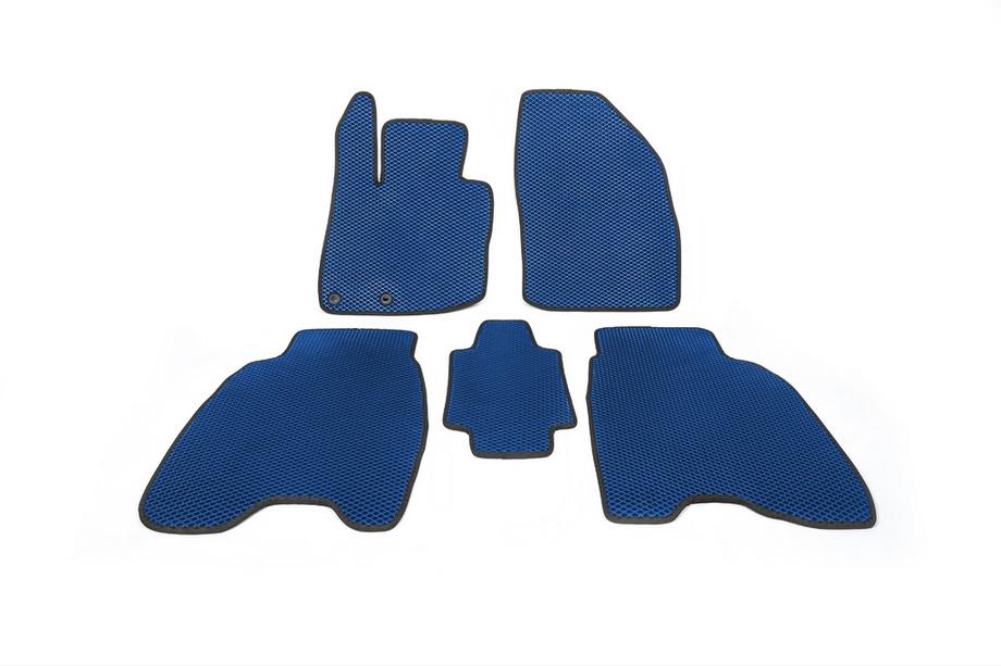 Honda Civic HB 2006-2012 EVA Floor Mats (Blue) Image