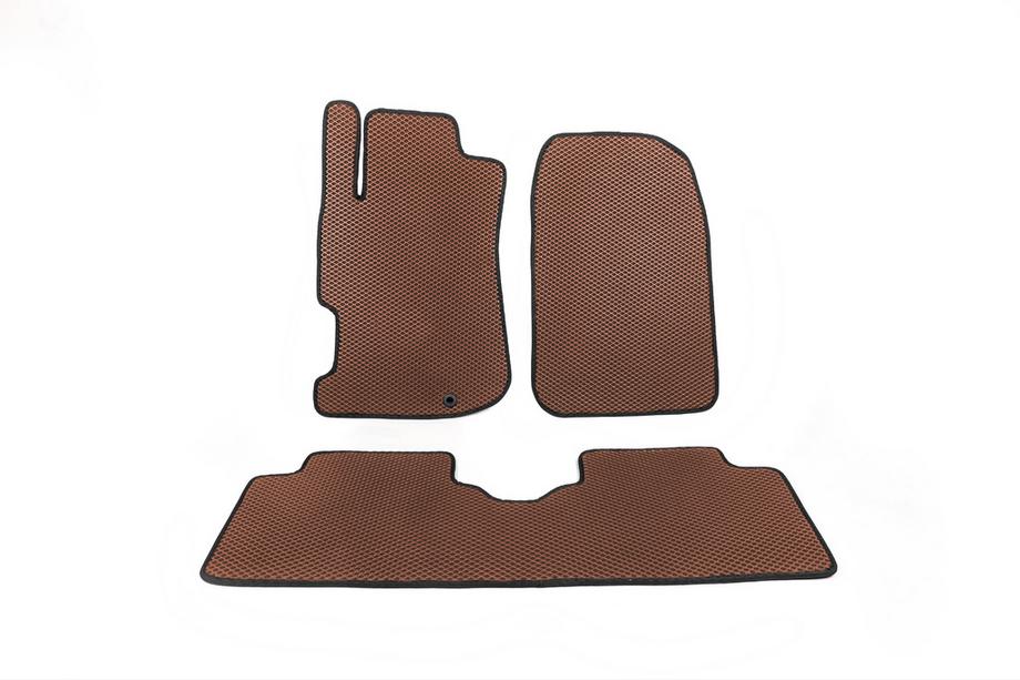 Honda Civic Sedan VII 2001-2006 EVA Floor Mats (Brown) Image
