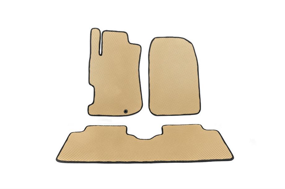 Honda Civic Sedan VII 2001-2006 EVA Floor Mats (Beige) Image