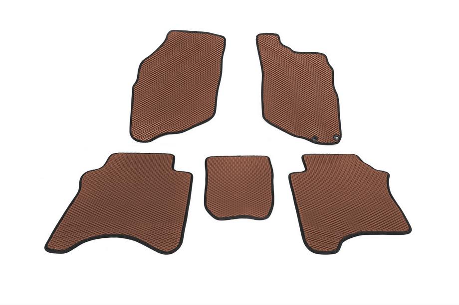 Honda FIT/Jazz 2002-2008 EVA Floor Mats (Brown) Image