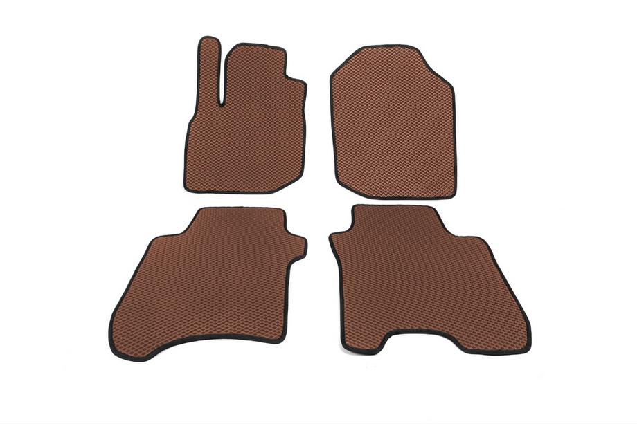 Honda FIT/Jazz 2009-2013 EVA Floor Mats (Brown) Image