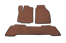 Honda Pilot 2002-2008 EVA Floor Mats (Brown) photo 1