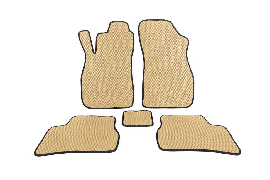 Hyundai Accent 2000-2006 EVA Floor Mats (Beige) Image