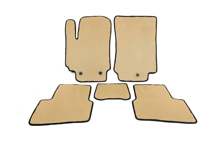 Hyundai Creta 2014-2020 EVA Floor Mats (Beige) Image