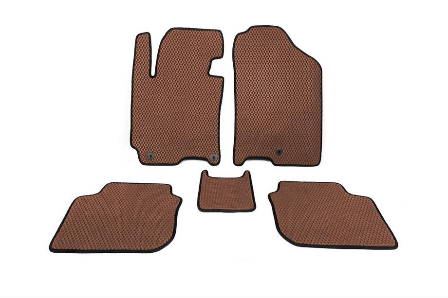 Hyundai Elantra (MD/UD) 2011-2015 EVA Floor Mats (Brown) Image