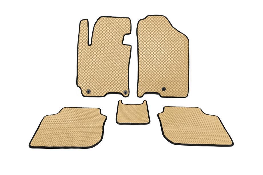 Hyundai Elantra (MD/UD) 2011-2015 EVA Floor Mats (Beige) Image
