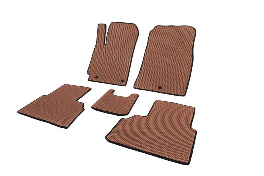 Hyundai Elantra (AD) 2015-2020 EVA Floor Mats (Brown) Image