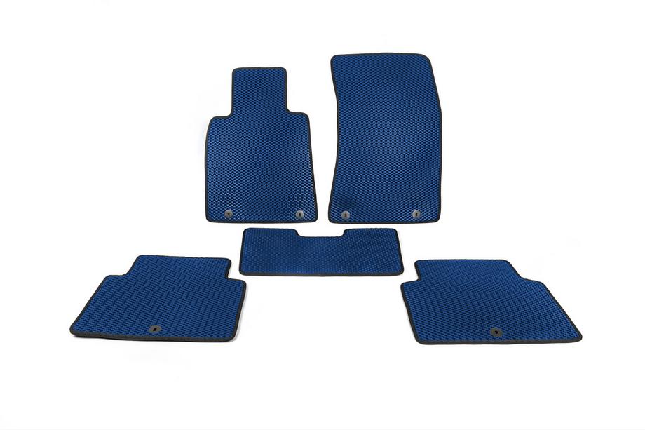 Genesis G80 2016-2020 EVA Floor Mats (Blue) Image