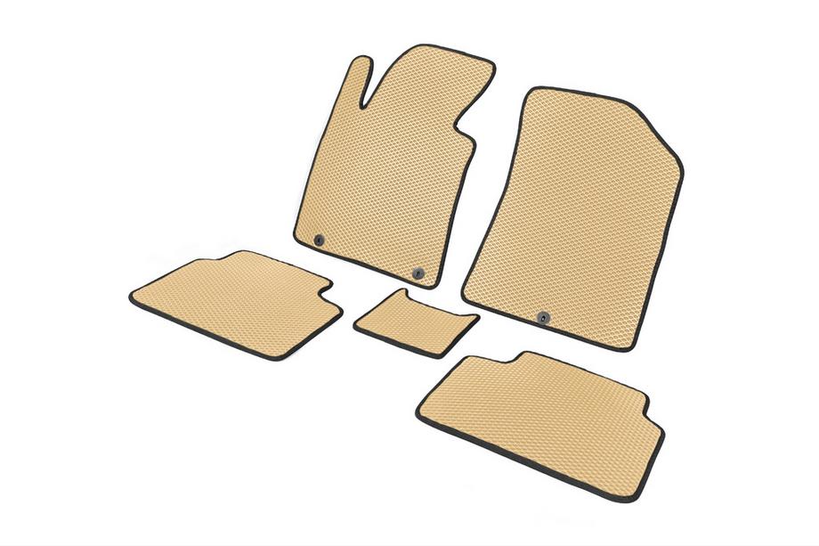Hyundai I-30 2012-2017 EVA Floor Mats (Beige) Image