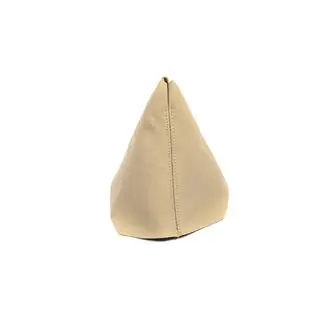 Leather Gear Shift Boot (Beige)