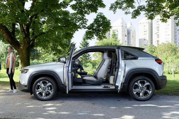 The first generation of the Mazda MX-30 electric crossover