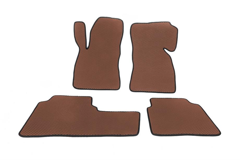 Hyundai Santa Fe 1 2000-2006 EVA Floor Mats (Brown) Image