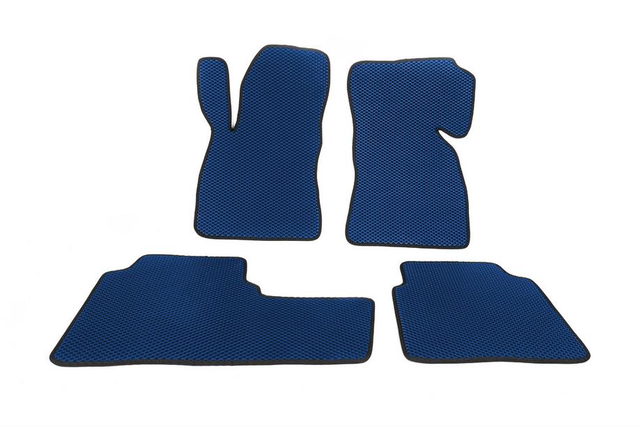 Hyundai Santa Fe 1 2000-2006 EVA Floor Mats (Blue) Image
