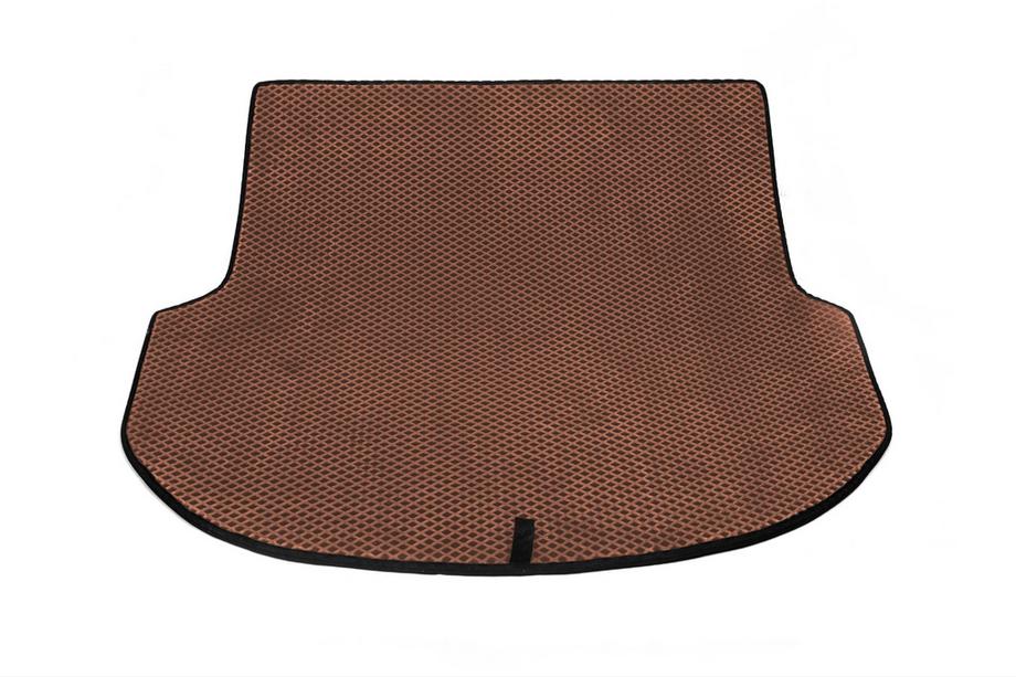 Hyundai Santa Fe 3 2012-2018 Trunk Mat (EVA, Brown) (5-Seater) Photo 1