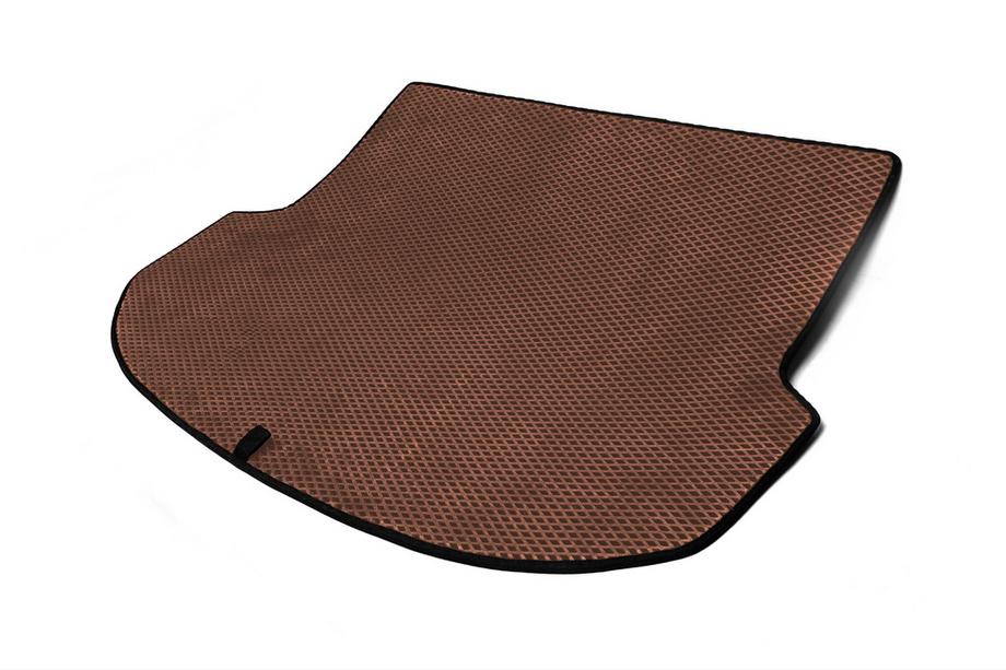 Hyundai Santa Fe 3 2012-2018 Trunk Mat (EVA, Brown) (5-Seater) Photo 2