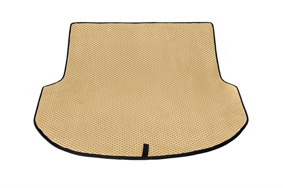 Hyundai Santa Fe 3 2012-2018 Trunk Mat (EVA, Beige) (5 Seats) Image