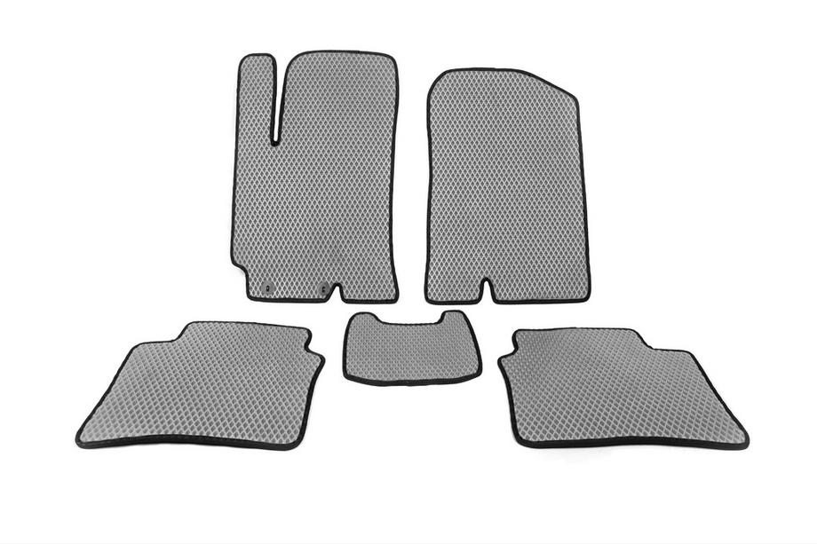 Hyundai Accent 2017-2023 EVA Floor Mats (Gray) Image
