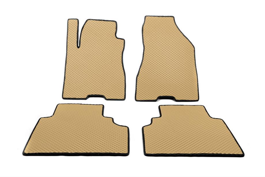 Hyundai Tucson JM 2004- EVA Floor Mats (Beige) Image