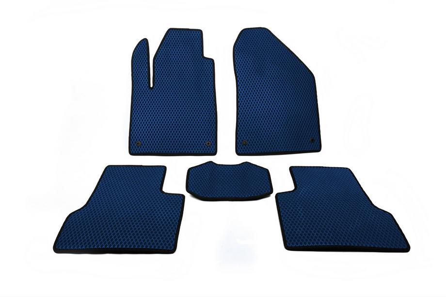 Jeep Cherokee KL 2013- EVA Floor Mats (Blue) Image