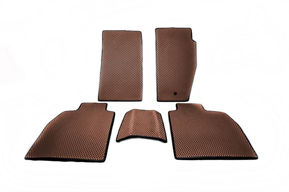 Jeep Cherokee XJ 1984-2001 EVA Floor Mats (Brown) Image