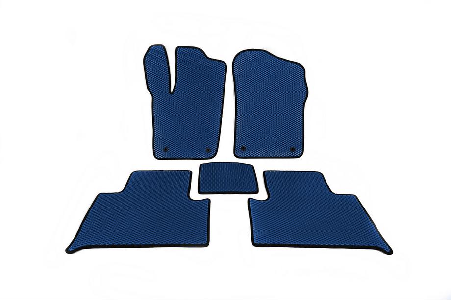 Jeep Grand Cherokee WK2 2010-2021 EVA Floor Mats (Blue) Image