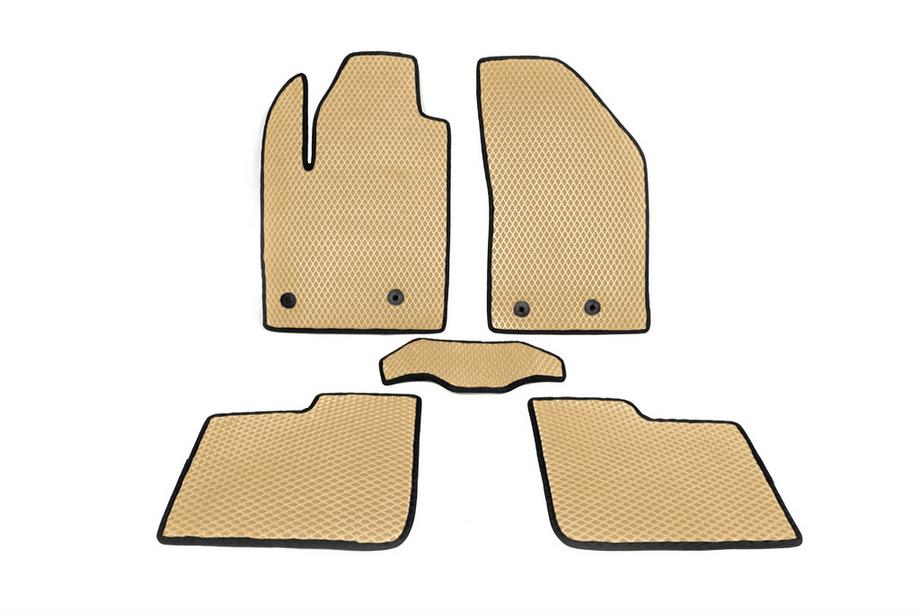 Fiat 500X 2014-2024 EVA Floor Mats (Beige) Image
