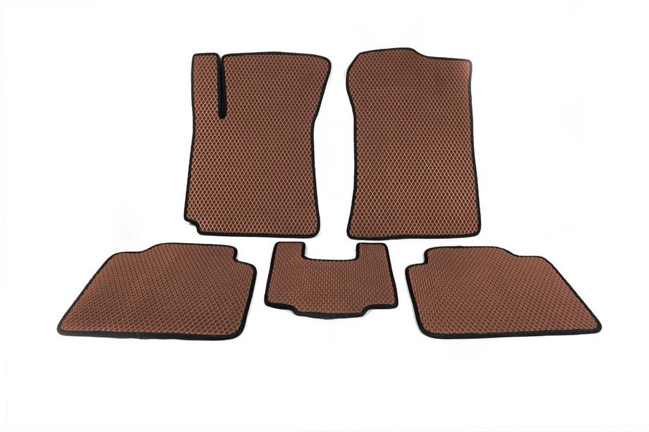 Kia Cerato 1 2004-2009 EVA Floor Mats (Brown) Image