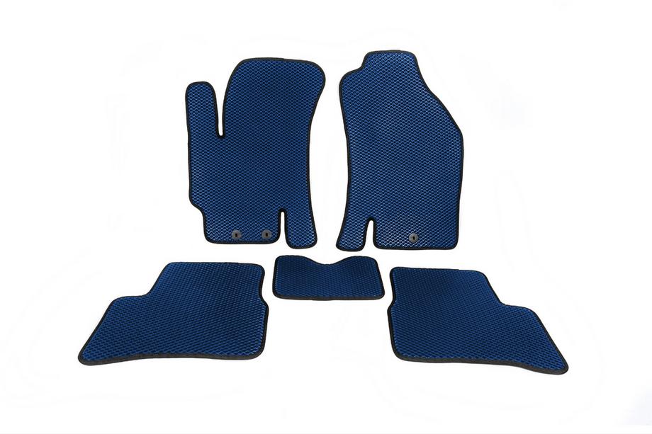 Kia Rio 2005-2011 EVA Floor Mats (Blue) Image
