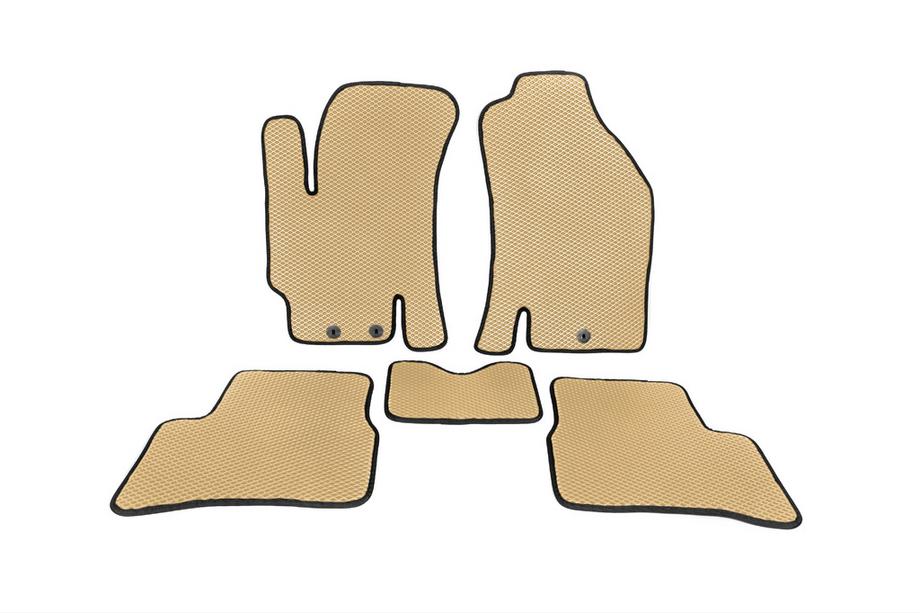 Kia Rio 2005-2011 EVA Floor Mats (Beige) Image