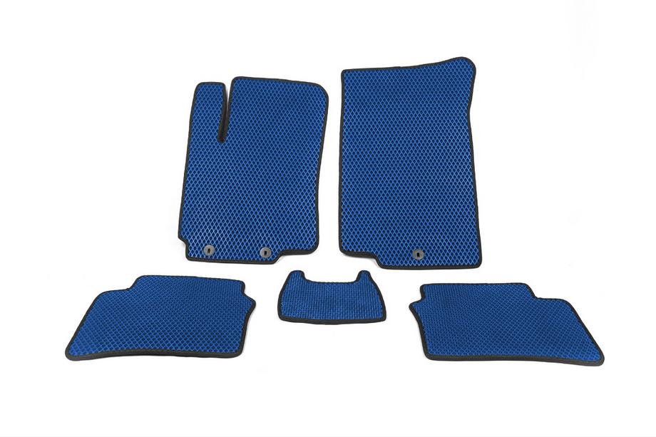 Kia Rio 2012-2017 EVA Floor Mats V1 (Blue) Image