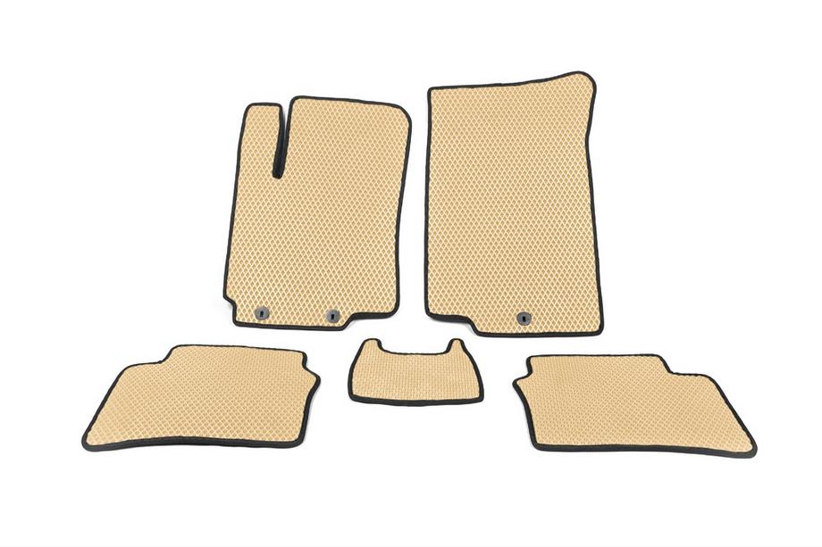 Kia Rio 2012-2017 EVA Floor Mats V1 (Beige) Image