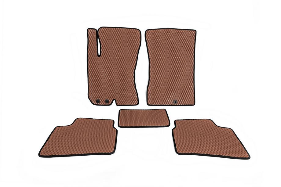 Kia Ceed 2007-2012 EVA Floor Mats (Brown) Image