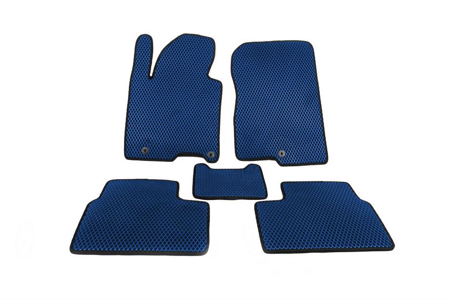 Kia Ceed 2012-2018 EVA Floor Mats (Blue) Image