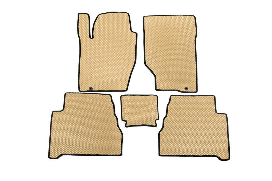 Kia Sorento I BL 2002-2009 EVA Floor Mats (Beige) Image
