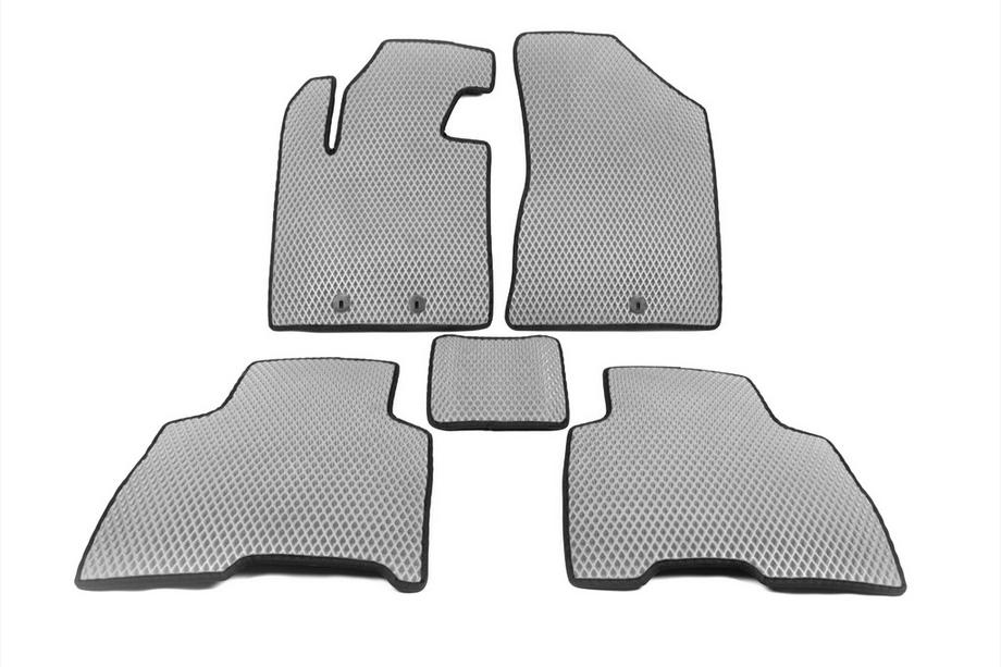 Kia Sorento II XM 2009-2014 Floor Mats 2012-2014 (EVA, Gray) Image