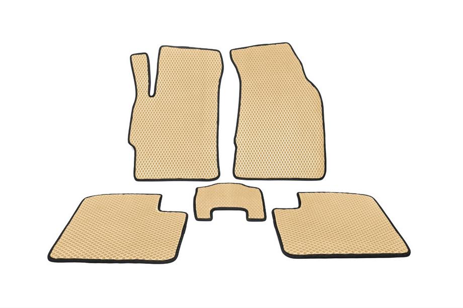 Kia Spectra 2000-2011 EVA Floor Mats (2004-2009, Beige) Image