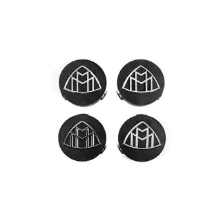 Wheel center caps 70/75 mm with ring (4 pcs, Maybach) photo 2