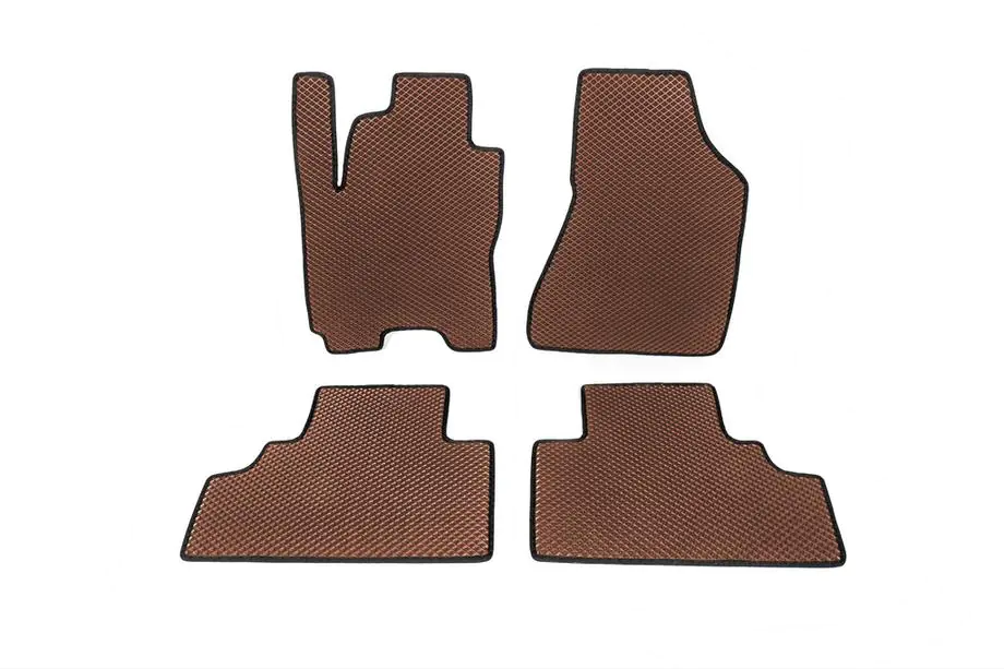 Kia Sportage 2004-2010 EVA Floor Mats (Brown) Image