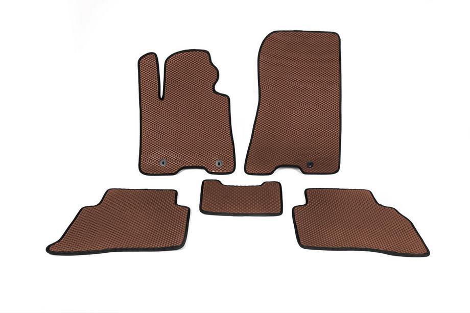 Kia Sportage 2015-2021 EVA Floor Mats (Brown) Image