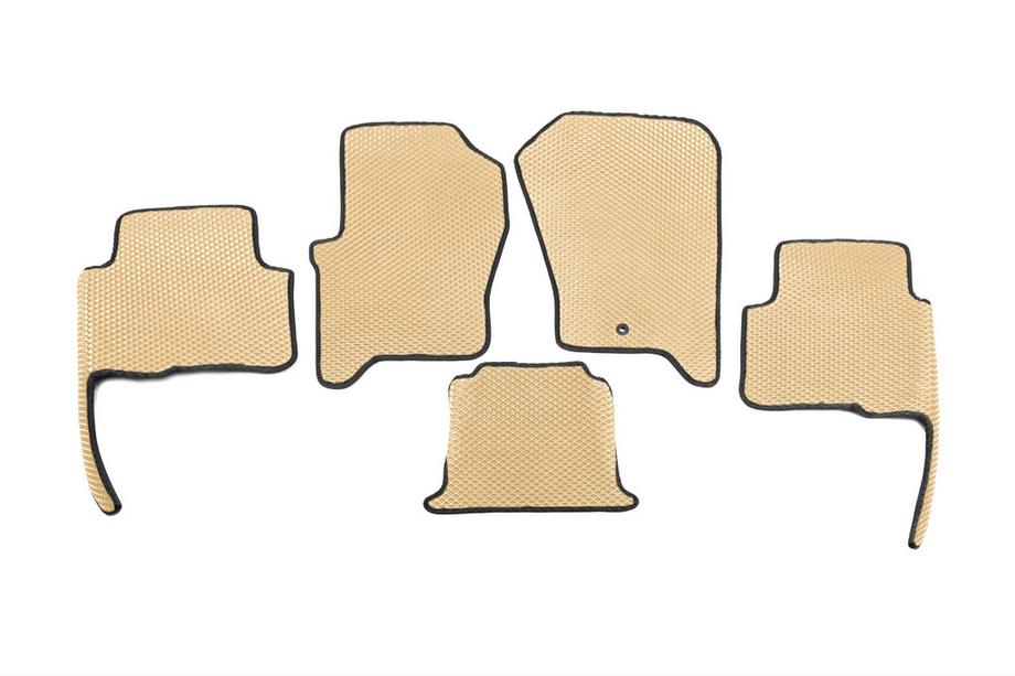 Land Rover Discovery IV 2009-2017 EVA Floor Mats V1 (Beige) Image