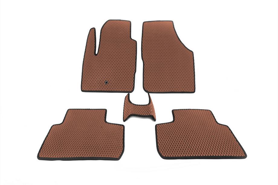 Land Rover Freelander II 2006–2014 EVA Floor Mats (Brown) Image