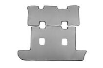 Toyota Land Cruiser 100 1998-2007 Trunk Mat 2 pcs Grey (EVA, 7-Seater) photo 3