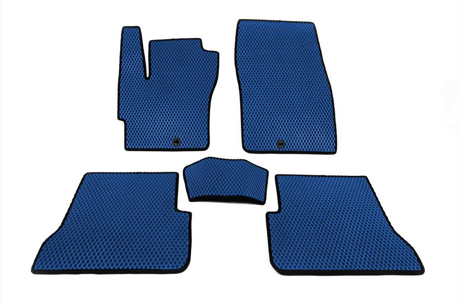 Mazda 3 2003-2009 EVA Floor Mats (Blue) Image