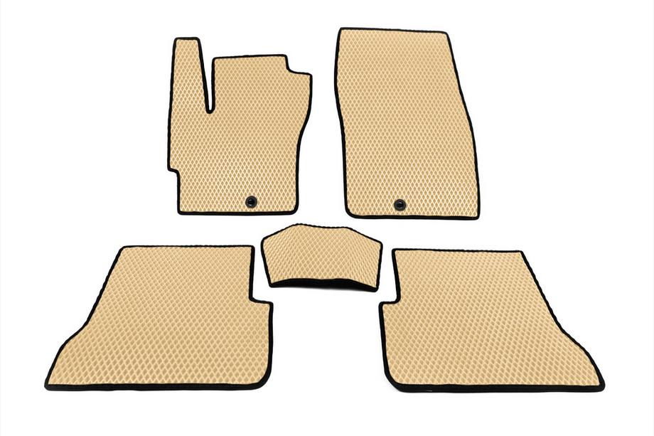 Mazda 3 2003-2009 EVA Floor Mats (Beige) Image