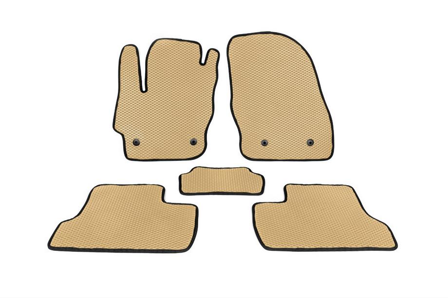 Mazda 3 2009-2013 EVA Floor Mats (Beige) Image