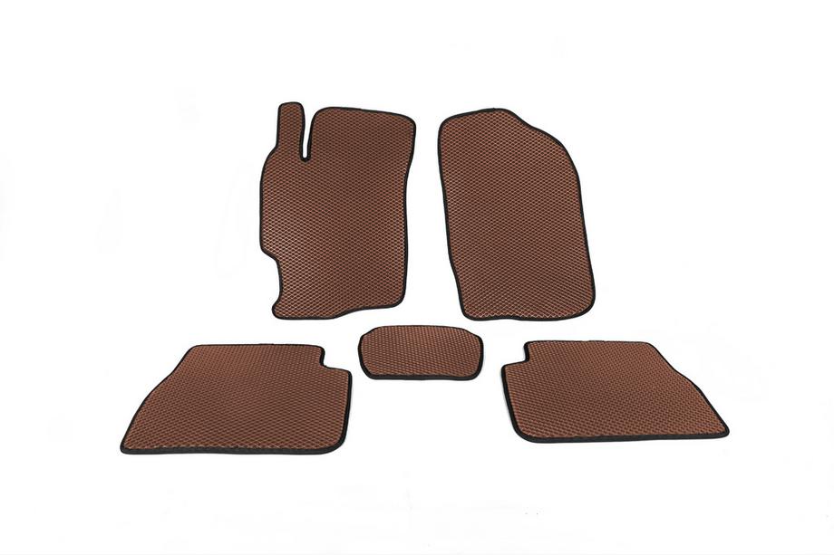 Mazda 6 2003-2008 EVA Floor Mats (Brown) Image