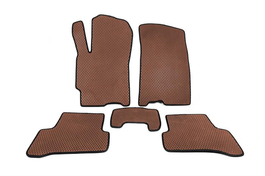 Mazda 626 1979-2002 EVA Floor Mats (Brown) Image