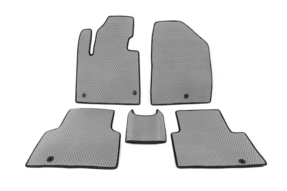 Hyundai Santa Fe 3 2012-2018 Floor Mats 5-Seater (EVA, Gray) Image