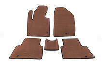 Hyundai Santa Fe 3 2012-2018 Floor Mats 5-Seater (EVA, Brown) photo 1